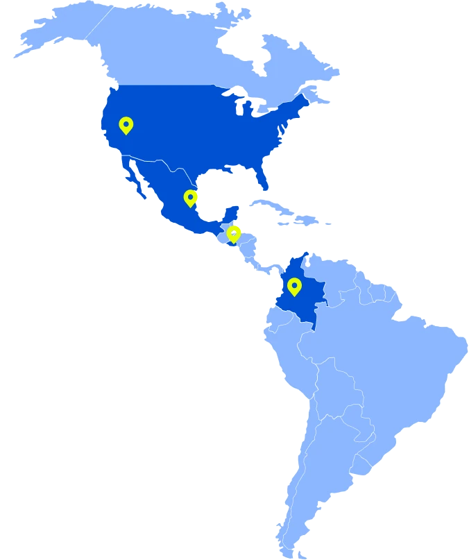 DNERO offices map